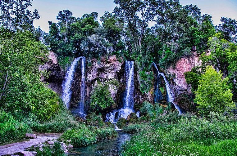Rifle Falls State Park, Colorado, USA